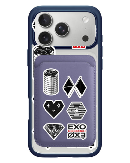 iPhone Magnetic Wallet Case - EXO Sticker Pack
