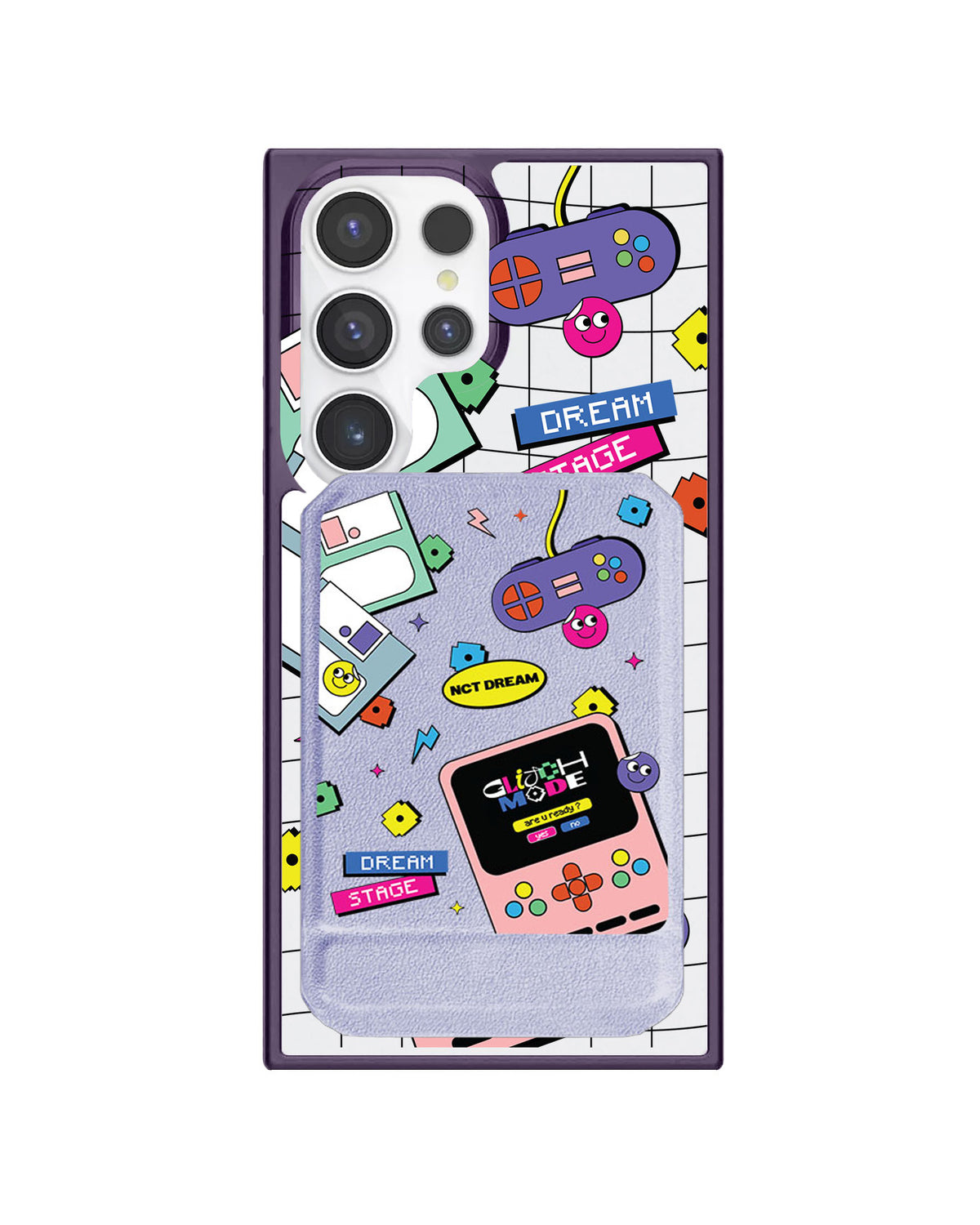 Android Magnetic Multifold Wallet - NCT Glitch Mode