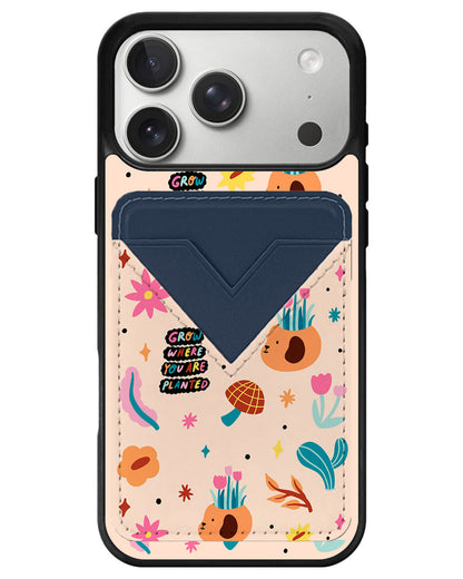 iPhone Avant Wallet Case - Grow And Bloom