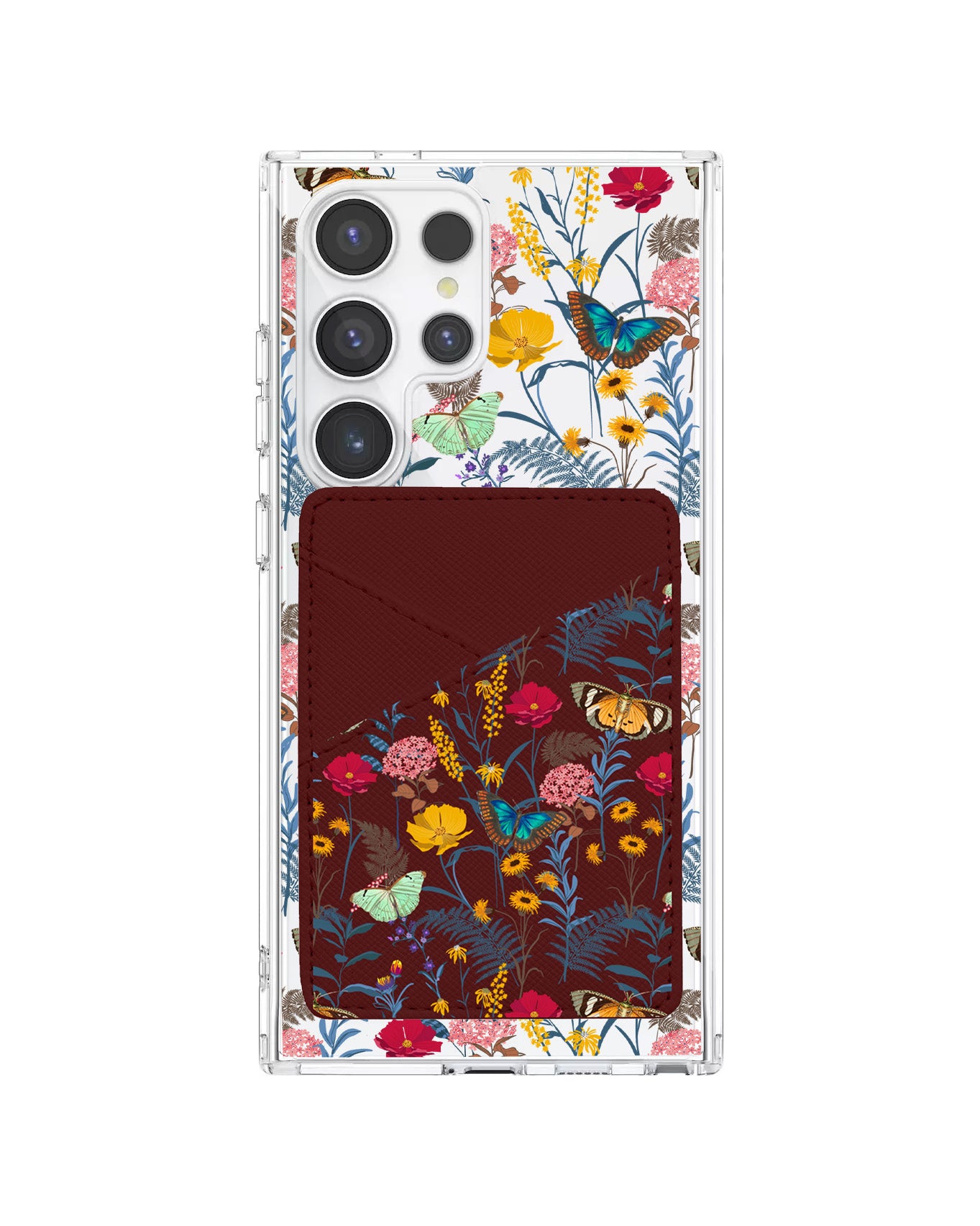 Android Phone Wallet Case - Flora Magnolia