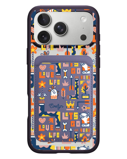 iPhone Magnetic Wallet Case - Life in Colour