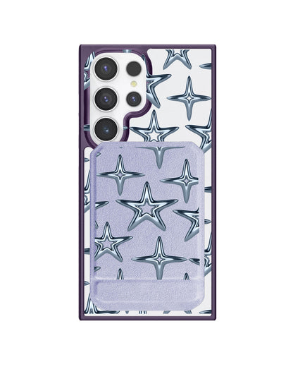 Android Magnetic Multifold Wallet - Chrome Star