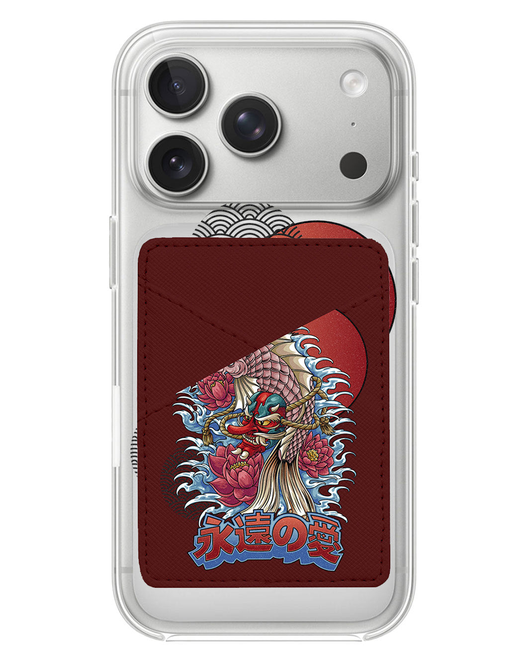 iPhone Phone Wallet Case - Oni Koi