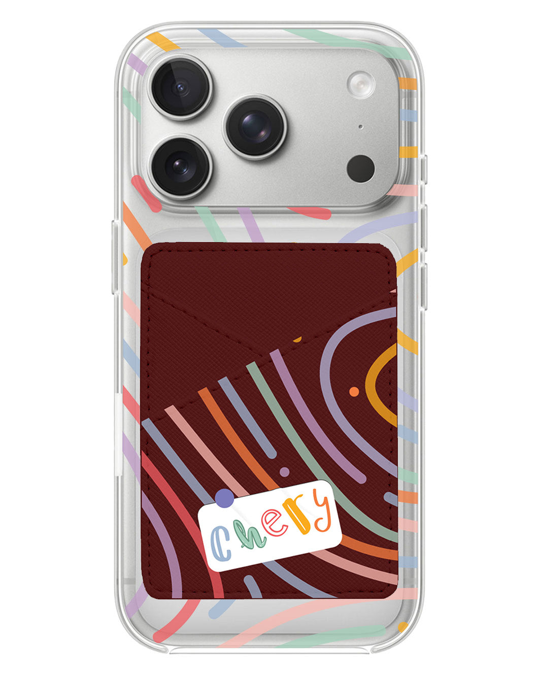 iPhone Phone Wallet Case - Doodle Monogram 2.0