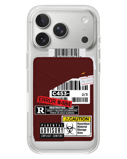 iPhone Phone Wallet Case - Label Sticker Pack