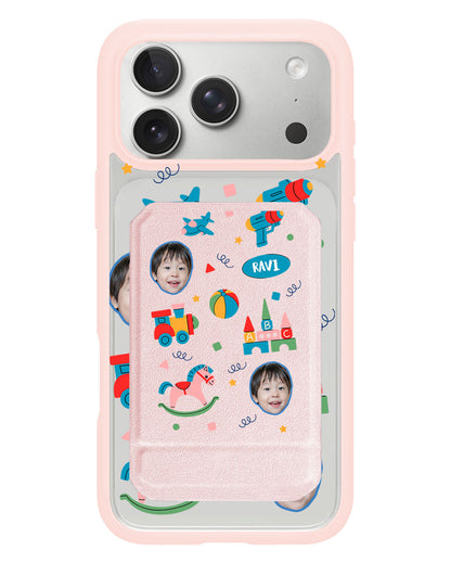 iPhone Magnetic Multifold Wallet - Face Grid Boys Toys
