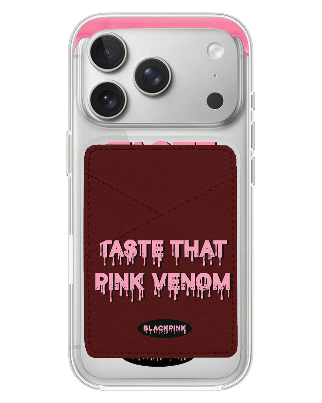 iPhone Phone Wallet Case - Pink Venom