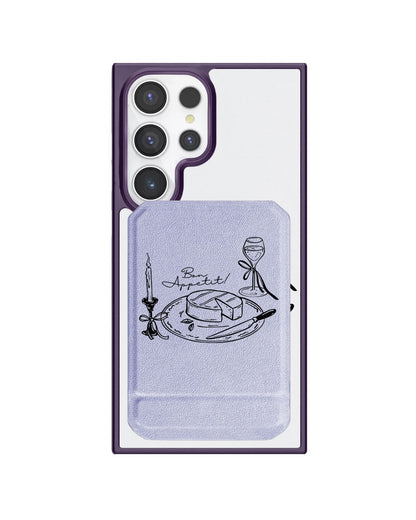 Android Magnetic Multifold Wallet - Bon Appetit