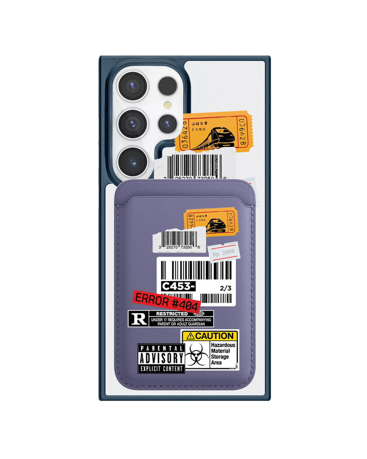 Android Magnetic Wallet Case - Label Sticker Pack