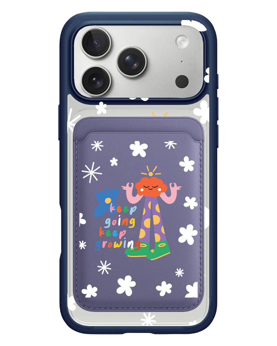 iPhone Magnetic Wallet Case - Keep Growing