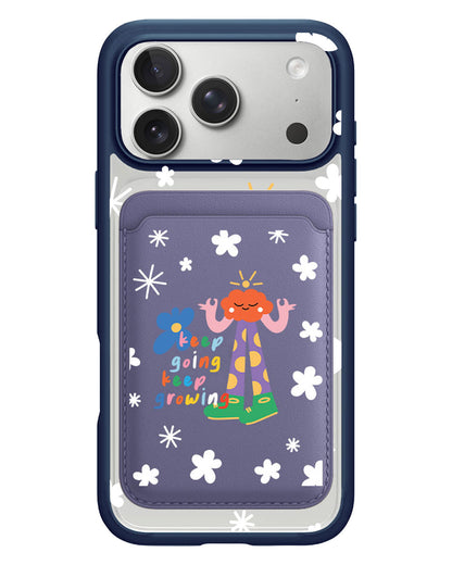 iPhone Magnetic Wallet Case - Keep Growing