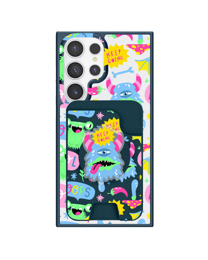 Android Magpop Wallet - Monster Say Keep Going