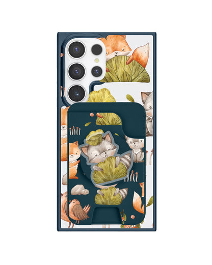 Android Magpop Wallet - Racoon And Friends
