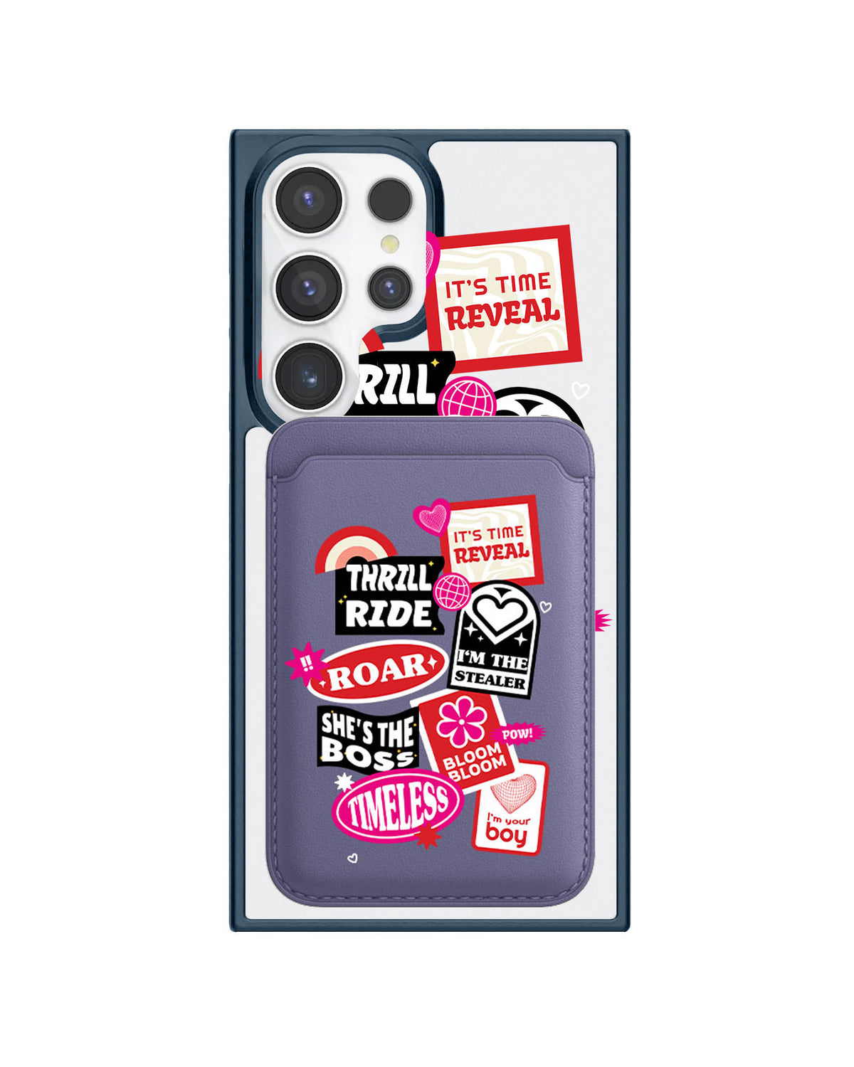 Android Magnetic Wallet Case - The Boyz Song Sticker Pack