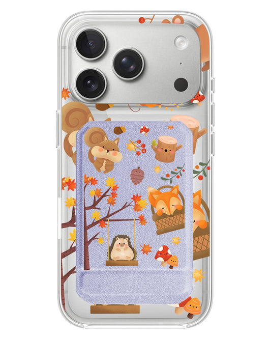 iPhone Magnetic Multifold Wallet - Autumn