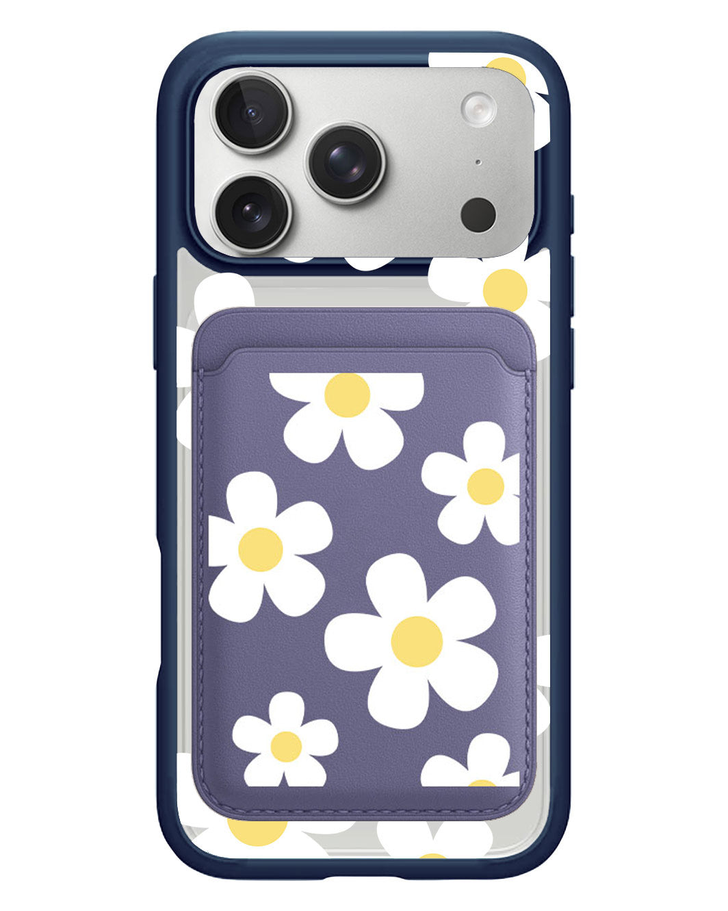 iPhone Magnetic Wallet Case - Daisy 2.0