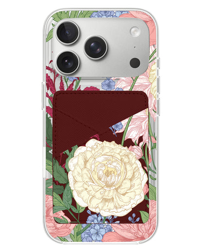 iPhone Phone Wallet Case - July Delphinium
