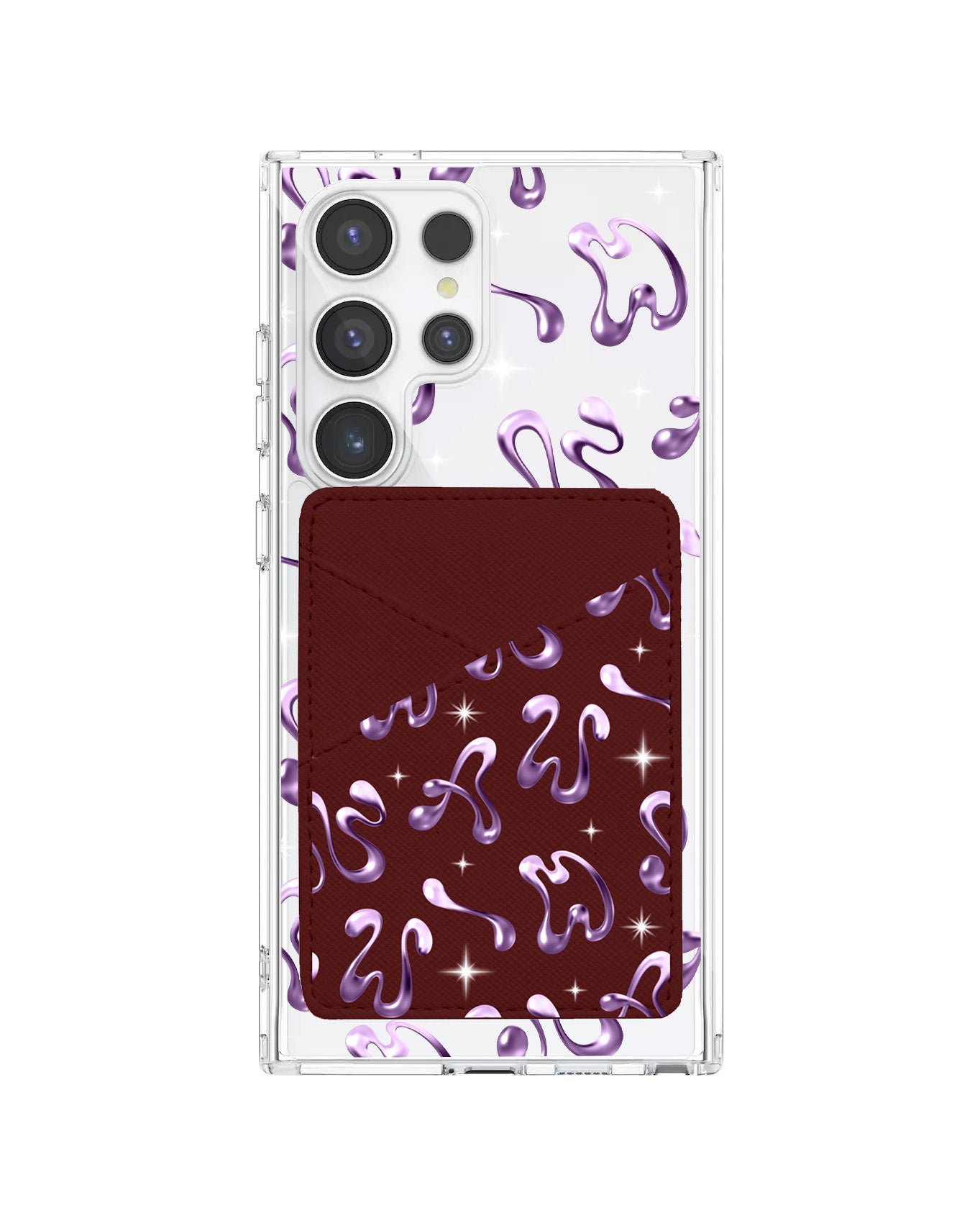 Android Phone Wallet Case - Chrome Monogram 4.0
