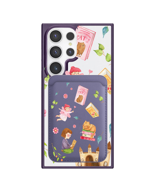 Android Magnetic Wallet Case - Fairy Cat