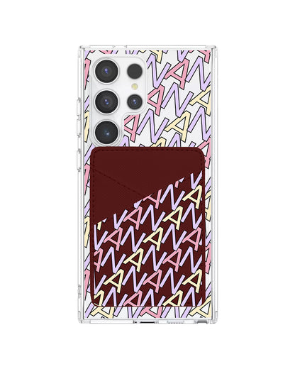 Android Phone Wallet Case - Initial 5.0 Monogram