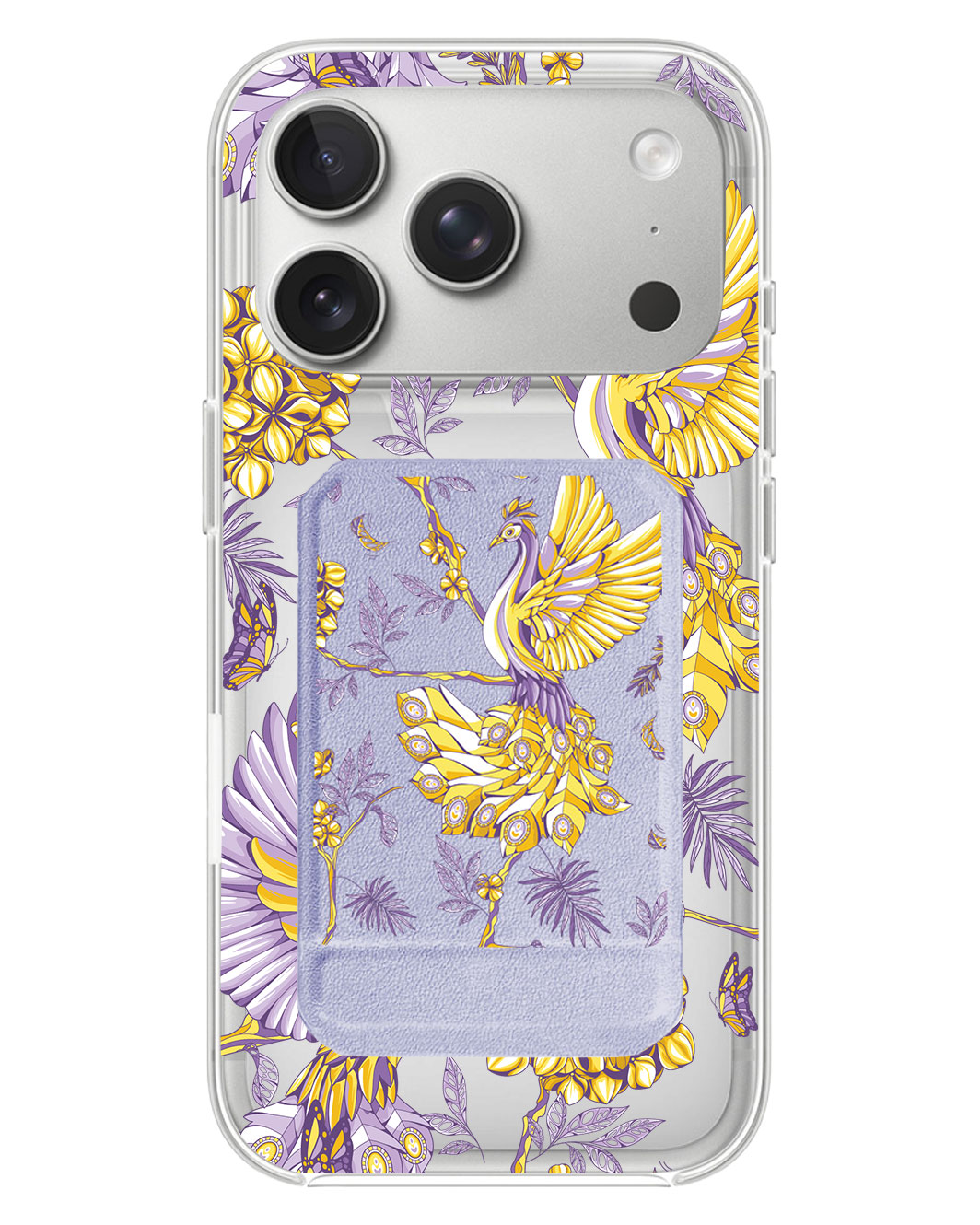 iPhone Magnetic Multifold Wallet - Peacock 3.0