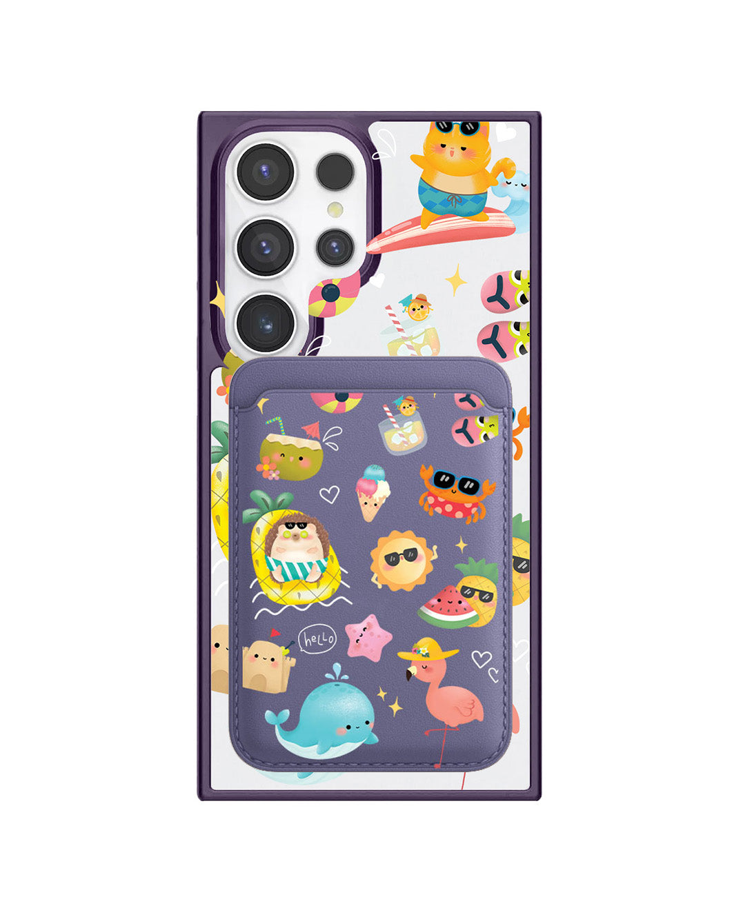 Android Magnetic Wallet Case - Summer