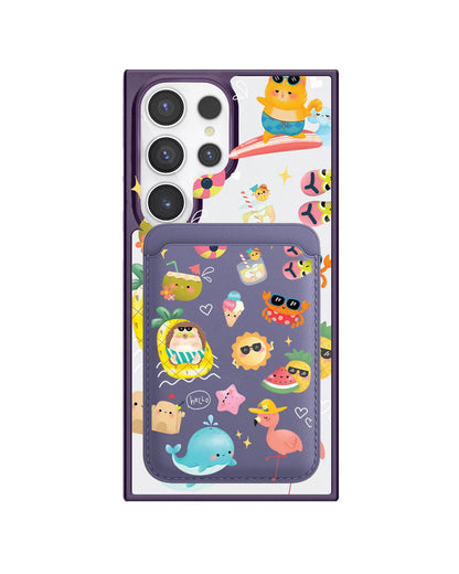 Android Magnetic Wallet Case - Summer