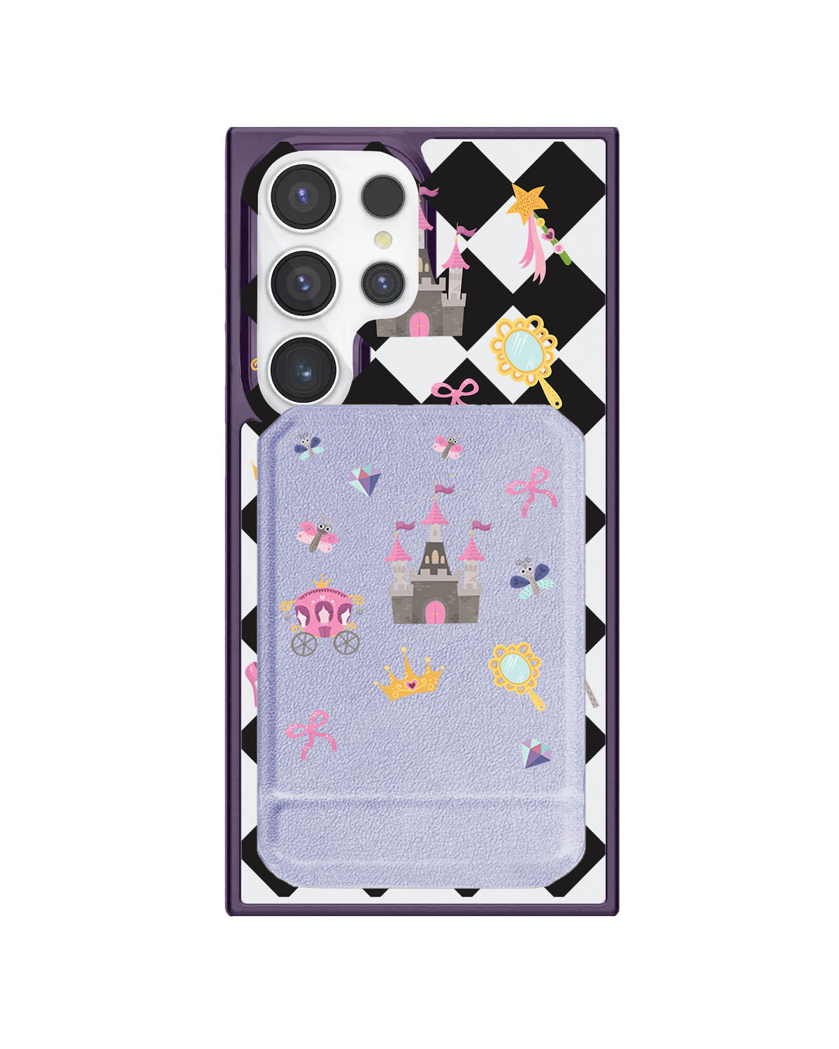 Android Magnetic Multifold Wallet - Little Princess
