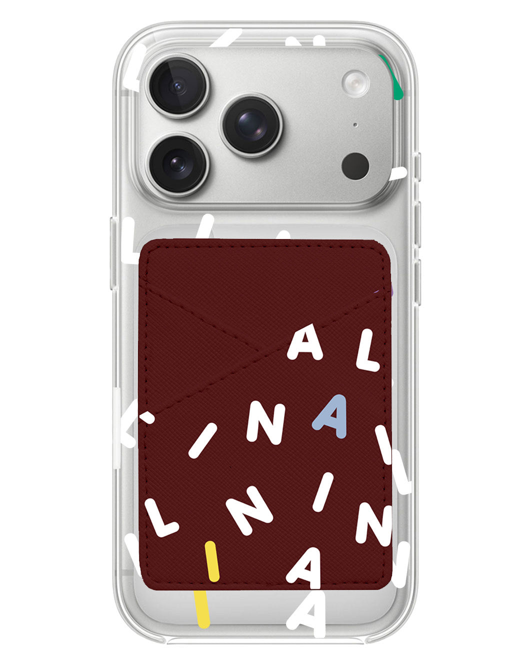 iPhone Phone Wallet Case - Monogram 2.0 Putih