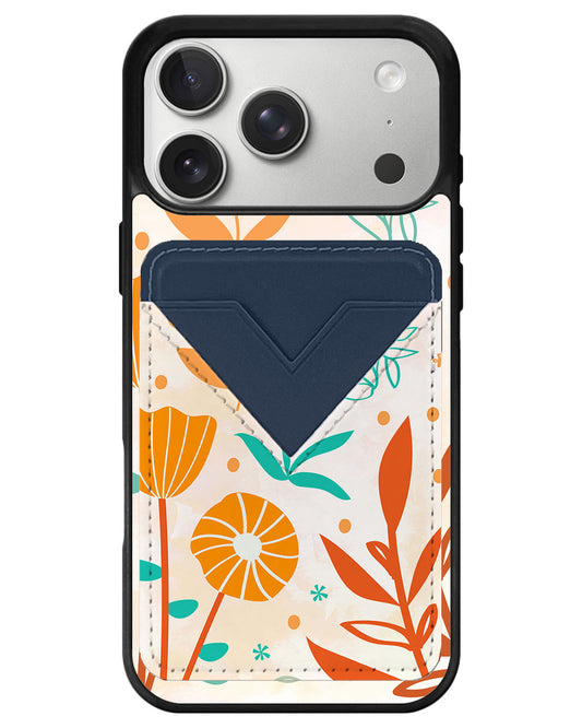 iPhone Avant Wallet Case - Autumn Botanical
