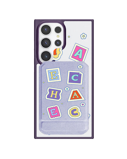 Android Magnetic Multifold Wallet - Adorable Monogram 3.0