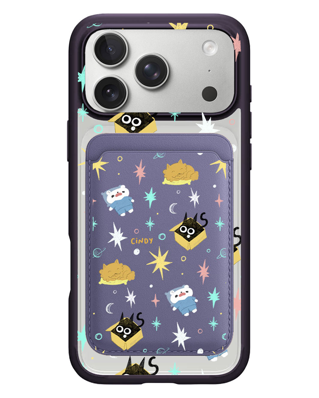 iPhone Magnetic Wallet Case - Nightover