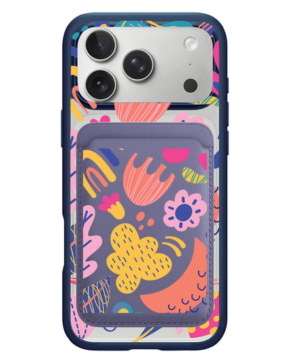 iPhone Magnetic Wallet Case - Florals