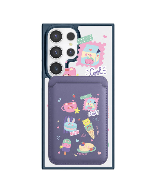 Android Magnetic Wallet Case - Sweet Cafe