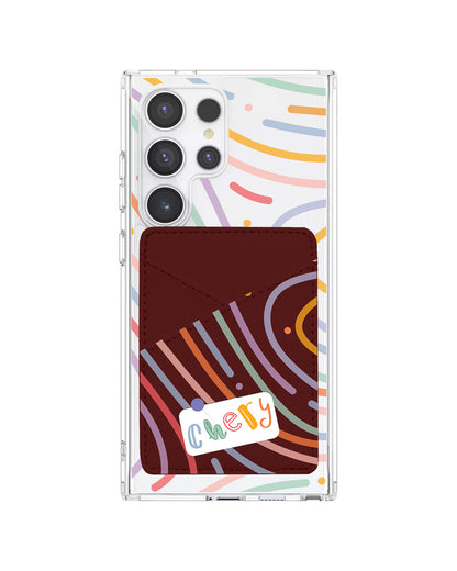 Android Phone Wallet Case - Doodle Monogram 2.0