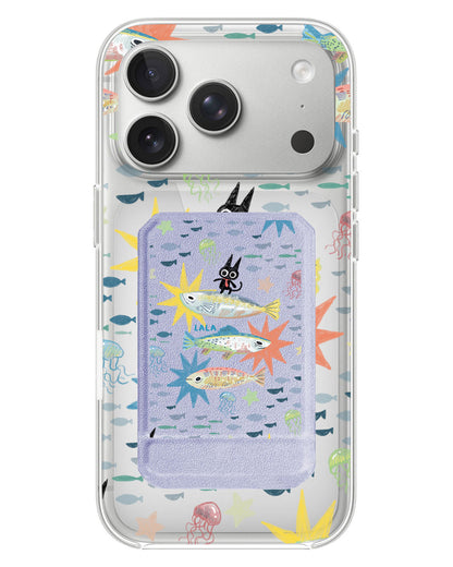iPhone Magnetic Multifold Wallet - The Fish Surfer