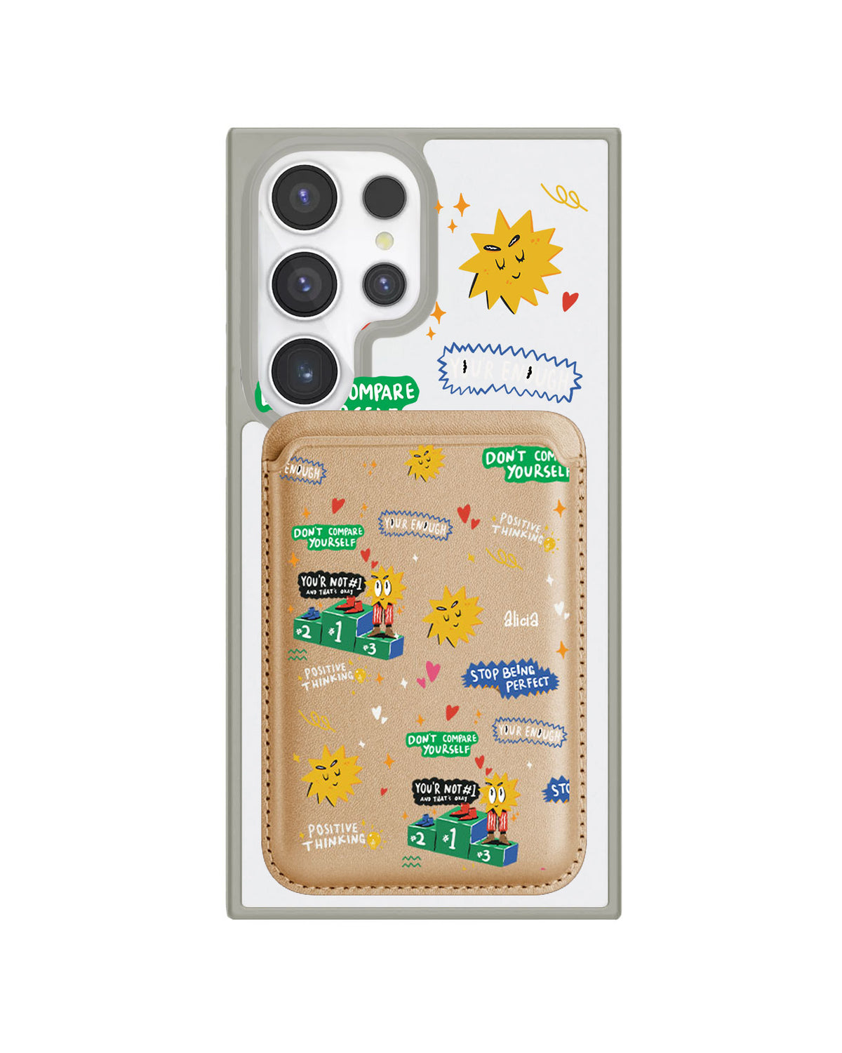 Android Magnetic Wallet Case - Selfless Love 4
