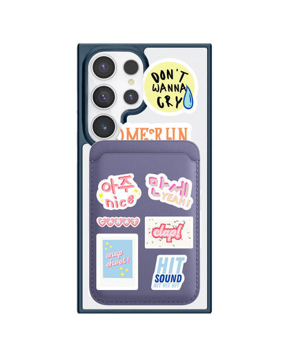 Android Magnetic Wallet Case - Seventeen Sticker Pack