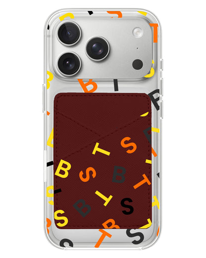 iPhone Phone Wallet Case - BTS Monogram