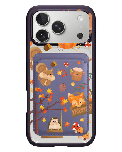 iPhone Magnetic Wallet Case - Autumn