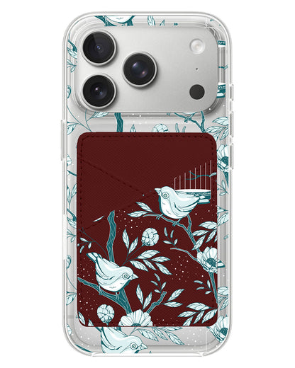 iPhone Phone Wallet Case - Lovebird Monochrome 6.0