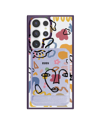 Android Magnetic Multifold Wallet - Abstract 4.0