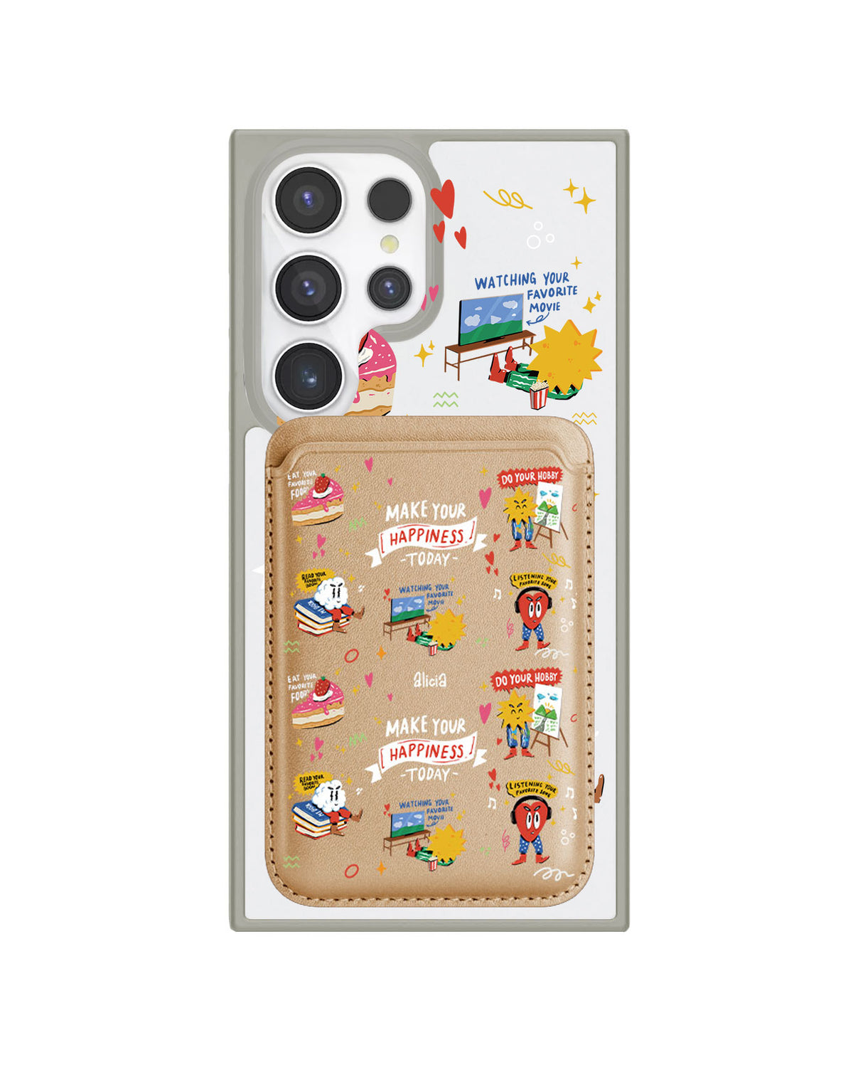 Android Magnetic Wallet Case - Selfless Love 1