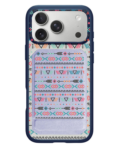 iPhone Magnetic Multifold Wallet - Ethnic 1.0