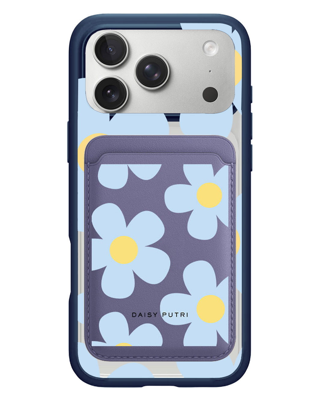 iPhone Magnetic Wallet Case - Daisy Garland