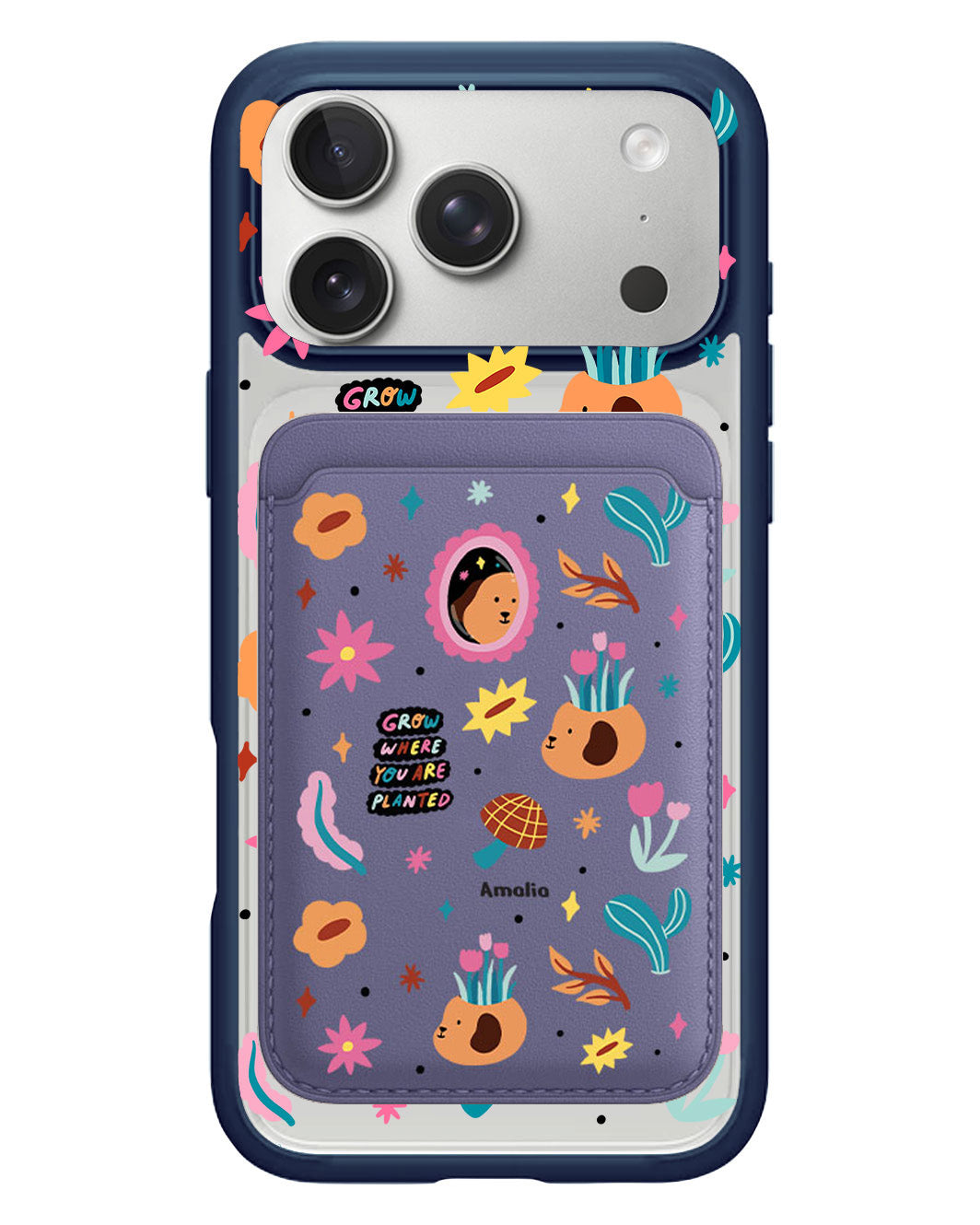 iPhone Magnetic Wallet Case - Grow And Bloom
