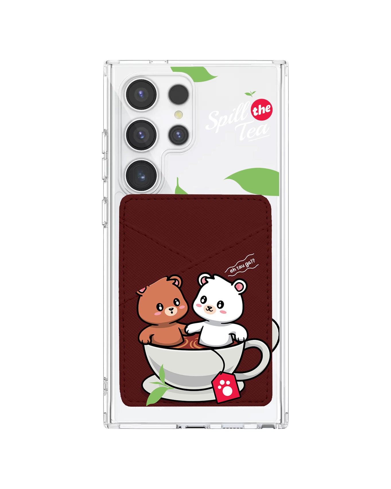 Android Phone Wallet Case - Spill The Tea