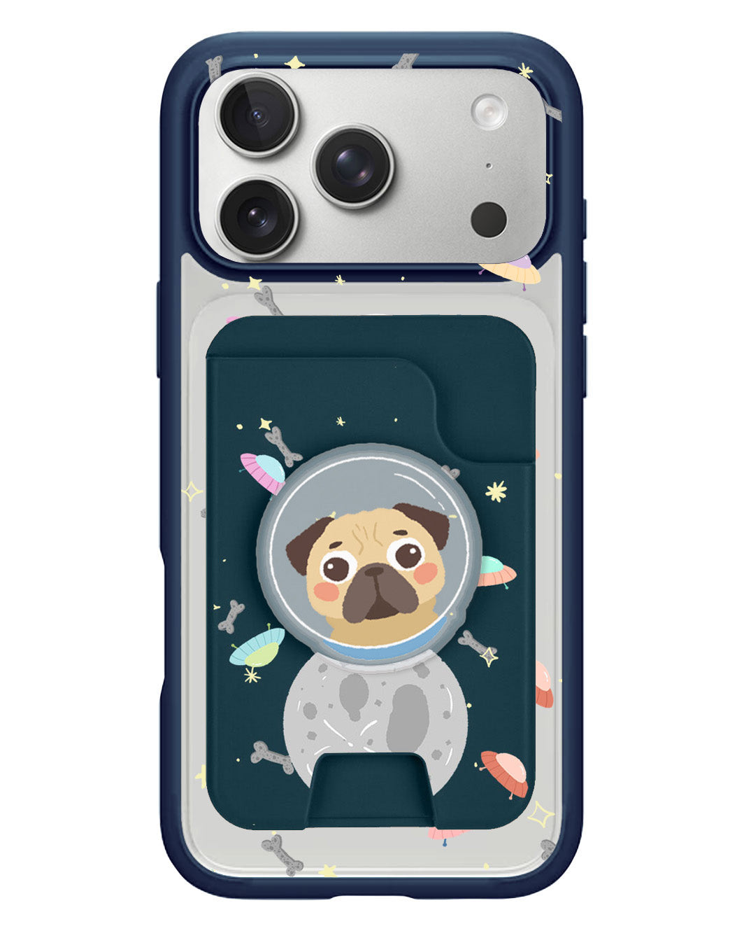 iPhone Magpop Wallet - Pugstronaut