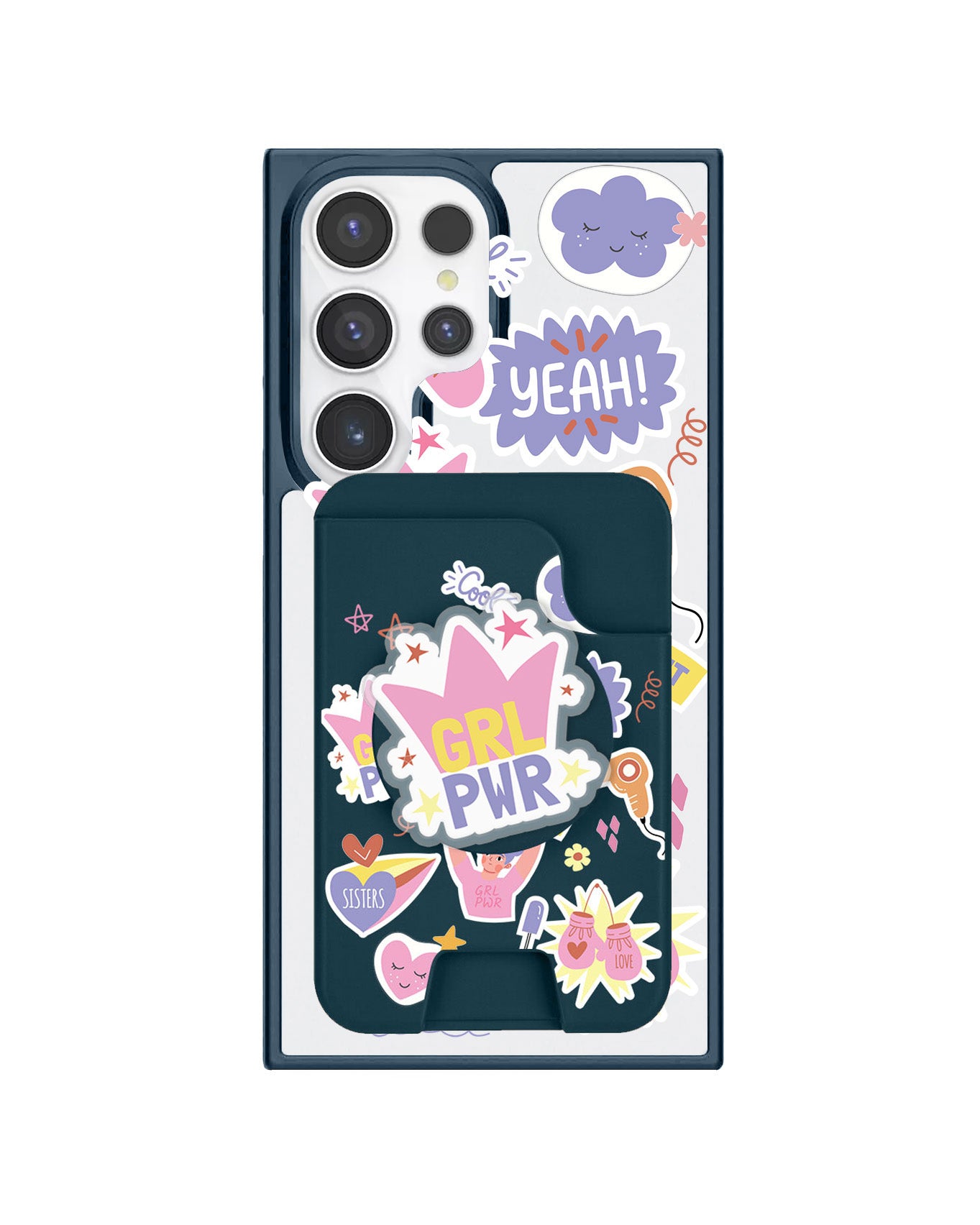 Android Magpop Wallet - Girl Power Sticker Pack