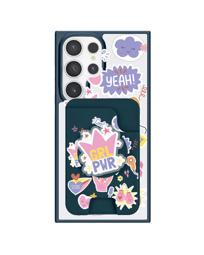 Android Magpop Wallet - Girl Power Sticker Pack